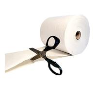 Tissu non-tissé polyester 110 g/m² - 35 cm de large - vendu au mètre - idéal pour résine liquide, étanchéité toit et construction