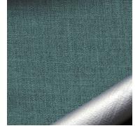 Tissu occultant et isolant thermique métallisé Bleu Paon 140 cm