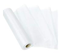 Tissu Organza blanc, Rouleau Organza Tissu Transparent Chaise Sash Ruban DIY Tulle Rouleau De Mariage Tulle Ruban, 26m x 29cm