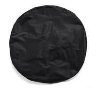 Tissu Oxford 210D pour housse de pneu de secours pour camping-car et remorque - Résistant aux intempéries, pour un nettoyage facile - Protection de roue noire - Convient aux pneus de 65 x 37 cm