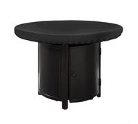 Tissu Oxford 420D pour plaque de feu avec caractéristiques résistantes aux intempéries, protège votre barbecue du vent, de la poussière, du soleil et de l'humidité (100 cm)