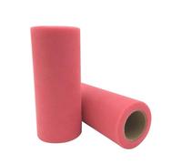 Tissu pailleté, Rouleau de tulle multicolore 15 cm x 23 m (6 pouces x 25 yards) - Décorations, tutus, mariages, costumes, jupes(C13 Watermelon Red)