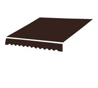 Tissu pare-soleil en polyester - Protection UV - Auvent et rideau - 5,5 x 1,5 m - Résistant aux intempéries