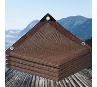 Tissu Pare-Soleil Filet D'Ombrage De Protection Solaire Couverture De Plante De Serre BâChe Taux D'Ombrage De 90% ClôTure De Confidentialité Coupe-Vent. (Marron / 2 * 3m / 6.6ft*13.1ft)