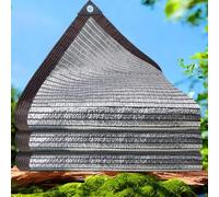 Tissu Pare-Soleil pour Plantes 75%, Toile Protection Solaire Réfléchissante en Filet D'ombrage Aluminium,pour Pergola Jardin,Protection Balcon,Piscine Voile Ombrage
