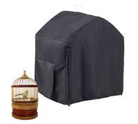 Tissu Parrot Cage - Quiet Night Shield, Cage Draping Curtain | 11.61x8.66x15.75 pouces barrière résistante à la lumière, stress soulagement du sommeil peignes environnement faucon aller Finch