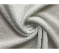 Tissu polaire imitation peau de mouton Sherpa Blanc 1 m