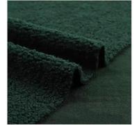 Tissu polaire Sherpa doux et chaud - Laine d'agneau épaisse - Texture bou Doublure thermique - Textile chaud pour couverture, sweat à capuche, veste, bricolage, couture, jetés, oreillers (vert