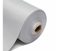 Tissu pour doublure de rideau thermique occultant à 5 passants - 137 cm de large - Matériau écoénergétique pour fenêtres, stores, rideau de caravane (1 mètre, gris)