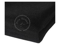 Tissu pour Enceintes Haut-Parleur en Lin, Grille Anti-poussière, Maille Antique grossière, Gaze, Son rétro, Transparent(Black)