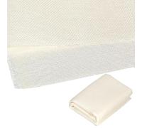 Tissu pour Enceintes Tissu de Grille Haut-Parleur, Tissu en Maille for Remplacement, Couverture stéréo, décorations, Protection Anti-poussière(White)