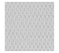 Tissu pour grille d'enceinte Tissu acoustique respirant multicolore for haut-parleur(White)