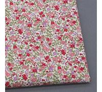 Tissu pour travaux manuels, costumes, confection de robes, été, liberty, petit tissu floral, pur coton, section fine, textile pour la couture de vêtements au mètre, tissus pour loisirs créatifs,