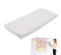 Tissu pour tufting 1 m x 5 m, toile de tufting primaire (toile de moine) avec lignes de guidage, tissu pour Punch Needle et travaux manuels, pour pistolets à tufter et broderie main