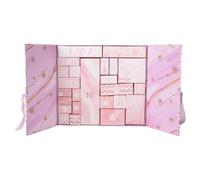 Tissu - Récipient festif de Noël rechargeable | Boîte vide pour créer votre propre décoration de Noël | Pour petite amie, , famille, amis, collations, chocolats, armoires de bureau