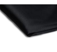 Tissu Satin Mince Extensible 50 x 150 cm (Noir Nr 10)