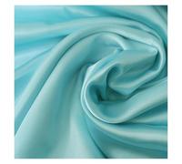 Tissu Satin Tissu satiné polyester haut de gamme, imitation soie, doublure for boîte cadeau, couleur unie, couture de robe de poupée(Hulan,1000cm by 150cm)