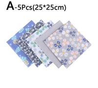 Tissu Sergé En Coton À Motifs De Dessins Animés, 5 Pièces, Pour Courtepointe, Patchwork Pour Enfants, Bricolage, Couture, Fat Quarter, Tissu Pour Enfants Et Bébés