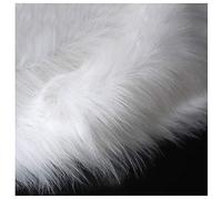 Tissu shag extra long à poils longs - 90 mm - Léger - Pour bricolage - En fausse fourrure douce et moelleuse - Pour la décoration, les costumes, le cosplay, les accessoires, 150 x 50 cm - Couleur : 1