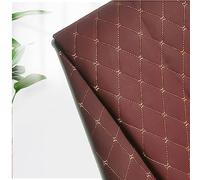 Tissu Simili Cuir Matelassé, Tissu D’ameublement au Mètre en Simili-Cuir Stratifié, Tissu Simili Cuir pour Chaussures Sac Couture Patchwork DIY Bow Craft Applique, Largeur 140CM (Color : Burgundy)