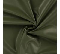 Tissu Simili cuir souple uni Vert kaki - Par 50 cm