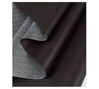 Tissu Simili Cuir Tissu d'ameublement Similicuir au mètre - Faux Cuir - pour ameublement, canapé, chaises, Sacs- Vendu au mètre -Brun foncé, 1,38 × 1m.2m.3m (Color : Dark Brown, Size : 1.38×3m)