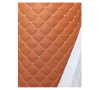 Tissu Similicuir D'ameublement Imitation Cuir Tapisserie pour Chaussures | Sac Couture Patchwork synthétique matelassé(Oranje,1.6x2m)