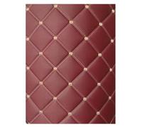 Tissu Similicuir D'ameublement Imitation Cuir Tapisserie pour Chaussures | Sac Couture Patchwork synthétique matelassé(Wine red,1.6x10m)