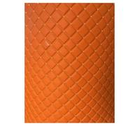 Tissu Similicuir D'ameublement Imitation Cuir Tapisserie pour Chaussures | Sac Couture Patchwork synthétique matelassé(Orange 1,1.6x8m)