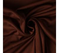 Tissu Suédine extensible Elora aspect daim uni Chocolat - Par 50 cm