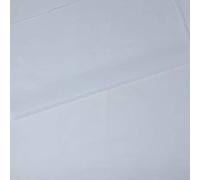 Tissu thermocollant d'entoilage | Fliseline de coton | Pour projets de couture ou broderie | Couleur blanche | 100 cm x 80 cm | Delicatela