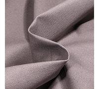 Tissu Toile Coton Lin enduit uni Gris - Par 50 cm