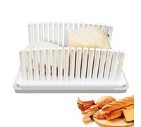 Tissu trancheur avec plateau, toast de cuisson | Cutter toast fait maison | Outil de cuisson design compact pour viandes à manger, fromage, jambon, sandwichs, pétoncles