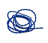 Tissu tricoté Câble torsadé, Câble d'alimentation à 2 conducteurs de 0,75 mm, multicolore, gainé de tissu, de 1 à 30 m, for suspension(Blue,5m)