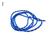 Tissu tricoté Câble torsadé, Câble électrique torsadé gainé de tissu, 2 conducteurs, 0,75 mm², multicolore, 1-30 m, for suspension(Blue,10m)