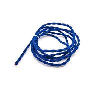 Tissu tricoté Câble torsadé, Câble vintage 18 AWG à 2 conducteurs torsadés gainés de tissu for suspension, multicolore, 1-30 m(Blue,1m)