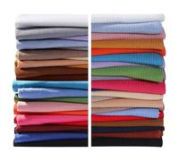 Tissu tricoté côtelé Matériau extensible en jersey Motif uni et côtelé, 25 couleurs Sensation luxueuse Couture Photographie de bébé. Laverder, PLAIN - 1 meter