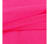 Tissu Tulle souple grande largeur uni Rose fluo - Au mètre