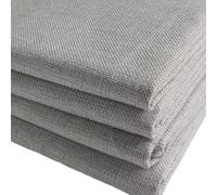 Tissu Type Lin Grossier Imitation TinaKim, Tissu de Rembourrage et D'ameublement pour la Rénovation de Canapé et Siège (Couleur Grisv 4, 1 Metre)