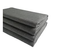 【Tissu Type Lin Grossier】TinaKim - Tissu de Rembourrage pour Réparation et DIY de Canapé et Chaise (Gris 9, 1 Mètre)