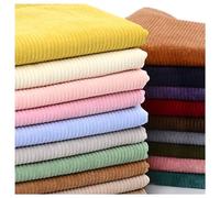 Tissu Velours Côtelé Résistant et Polyvalent, Tissu Épais Texture Moelleuse, pour Bricolage, Couture, Décor Intérieure, Manteau, Chemise, Robe, Pantalon, Costume, Canapé, 50x155cm (Color : Dark Blue