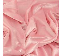 Tissu velours extensible pour costumes et travaux manuels par The Yard, Velours Polyester, rose, 3 yds