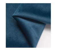 Tissu velours extensible, Tissu en velours extensible for costumes, confection de rideaux d'ameublement, bleu lac, plusieurs tailles(1.55X1 meters)