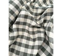 Tissu Vichy d'Ameublement 100% Coton - Vendu au Mètre - 5 coloris 250g/m² Largeur 150cm (Vert)