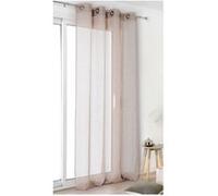 Tissu voile de lin grande largeur LINDER vendu au mètre - voile de lin beige voile de lin beige