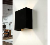 Tissu Wandleuchte Noir Carré E27 Loft Design Applique Murale Salon Couloir