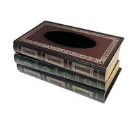 Tissue Box Cover - Paper Towel Holder | 2 in 1 Tissue Holder, Decorative Small Aquarium Paper Towel Rack, Napkin Storage Box for Office Hotel Living Room, Sanitary Organizer for Indoor Accessories