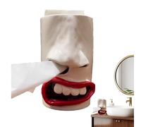 Tissue Box Holder, Decorative Tissue Holder, Funny Toilet Paper Holder, Face Tissue Box for Bedroom, Decorative Tissue Holder for Night Stand, Facial Tissue Box Organizer for Bathroom and Desktop