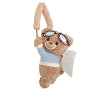 Tissue Box HolderFor Car- Soft Decorative Bear Napkin Organizer | Enhances The Ambiance While Keeping Tissues Easily Accessible. Whether Placed in A Warm Home Setting Or A Professional Office