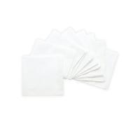 Tissue Expert Napkins - Lot de 250 serviettes en papier de qualité supérieure - 33 x 33 cm - Pliage en 4 - 3 plis - 100 % cellulose - Blanc - Doux et absorbant - Qualité gastronomique